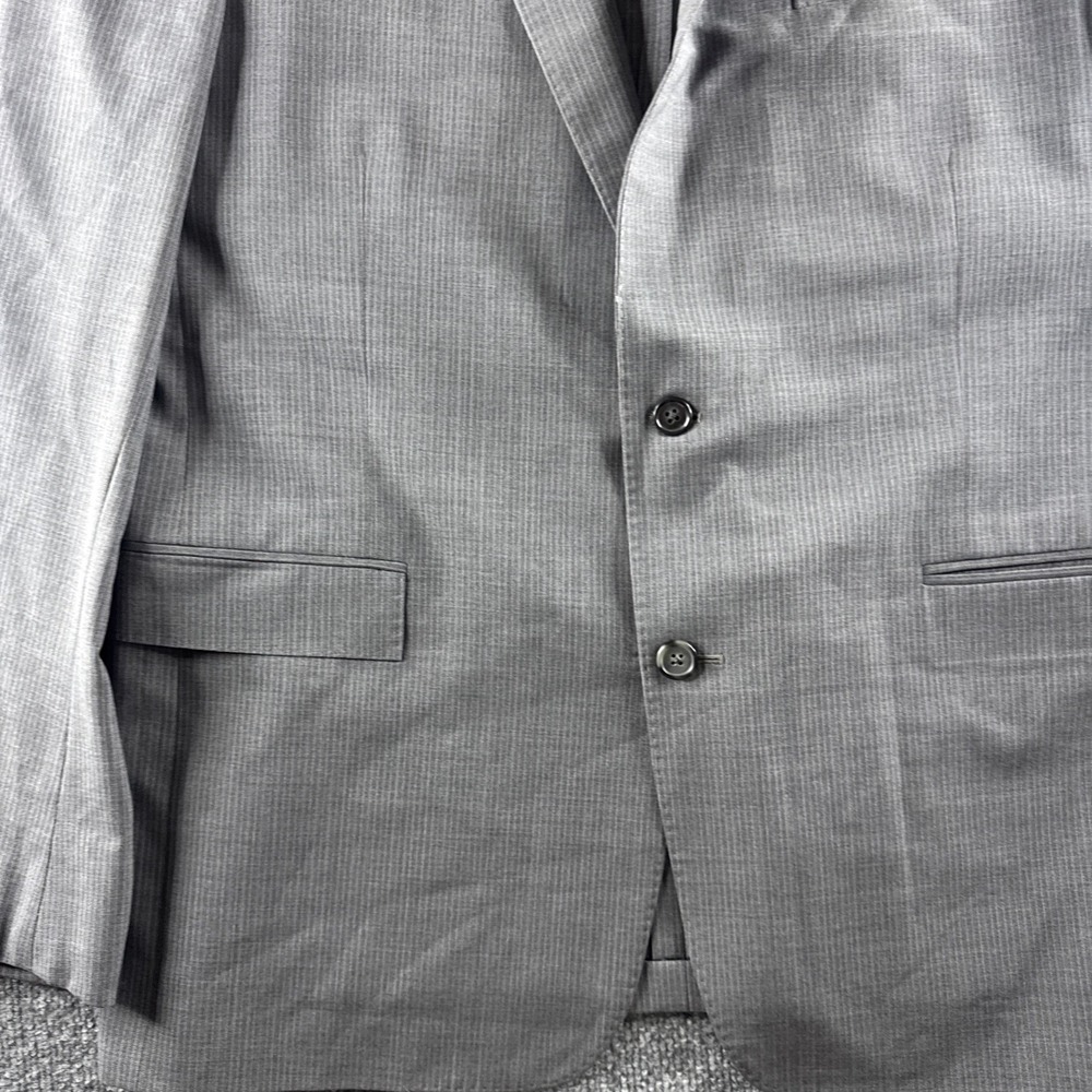 Brooks Brothers Regent Reda Wool Blazer Mens 44L Gray Jacket‎ Sport Coat Career - Picture 5 of 16